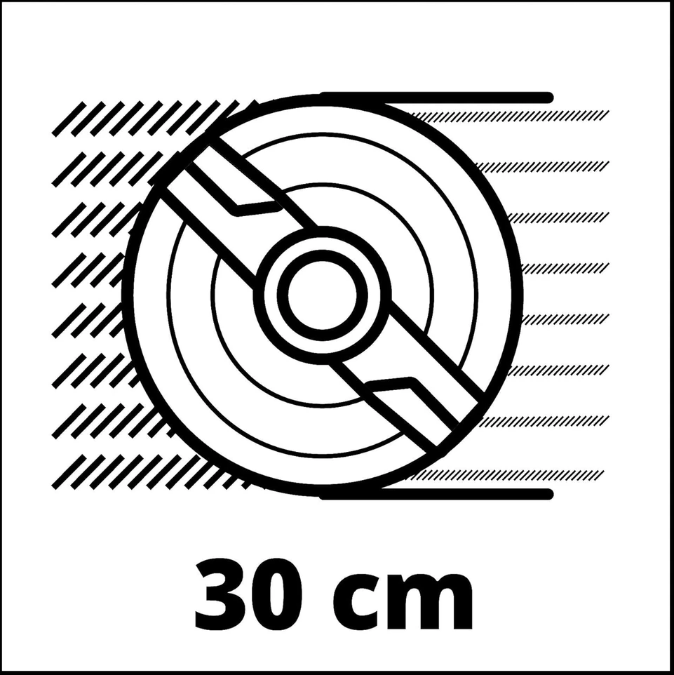 Einhell akumuliatorinė vejapjovė, 30 cm pjovimo plotis, be akumuliatoriaus, GE-CM 18/30 Li-Solo