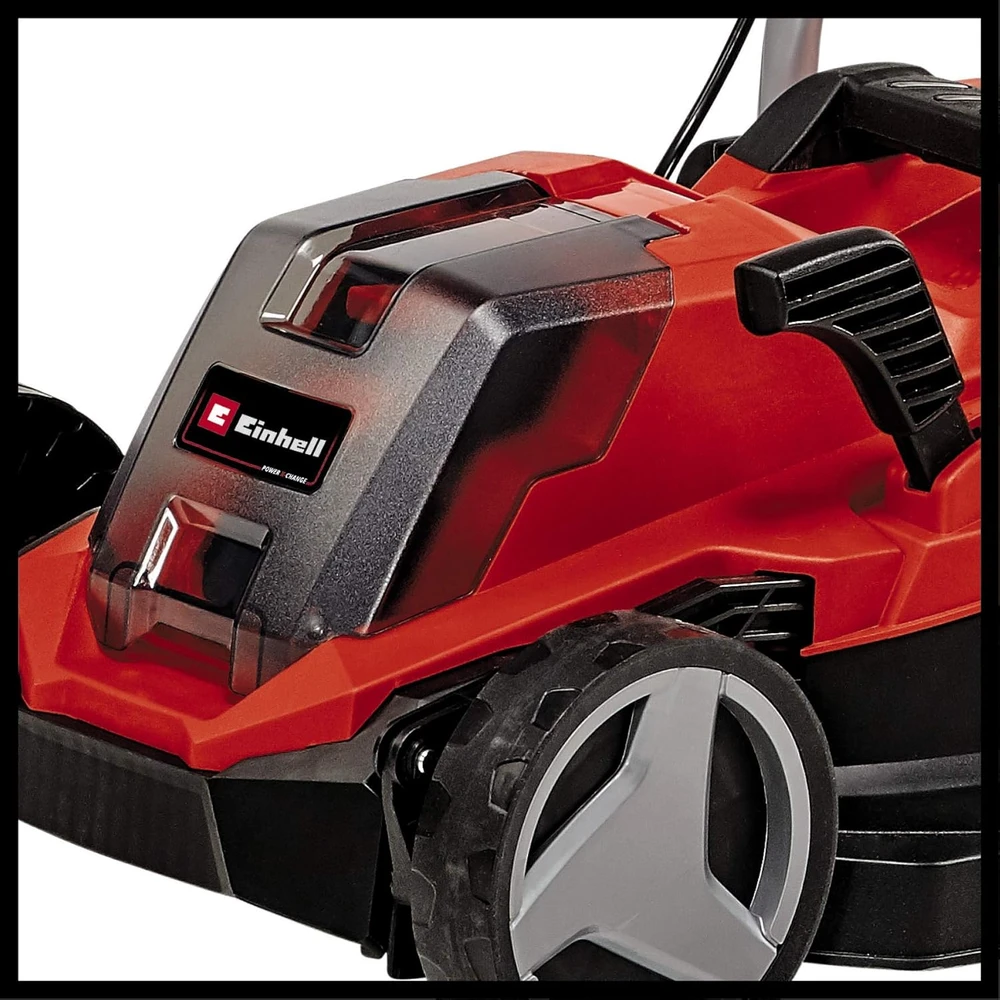 Einhell vejapjovė su akumuliatoriumi, 33 cm pjovimo plotis, 4,0 Ah baterija, automatinis valdymas