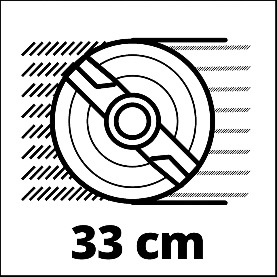 Einhell vejapjovė su akumuliatoriumi, 33 cm pjovimo plotis, 4,0 Ah baterija, automatinis valdymas