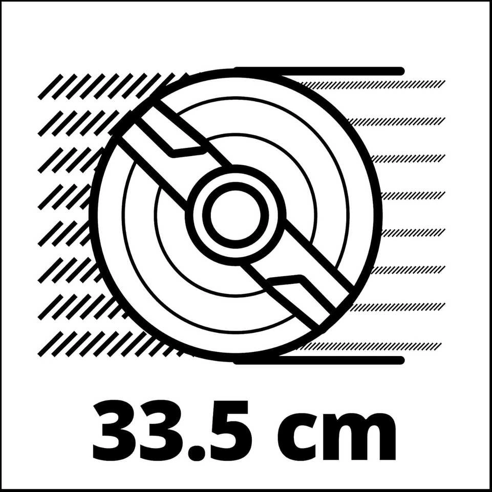 Akumuliatorinė zoliapjovė GE-CM 36/34-1 Li be akumuliatoriaus ir kroviklio (3413226)