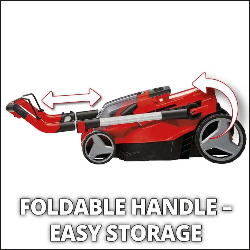 Einhell akumuliatorinė vejapjovė RASARRO 36/38, 2x18V, 2x4.0Ah