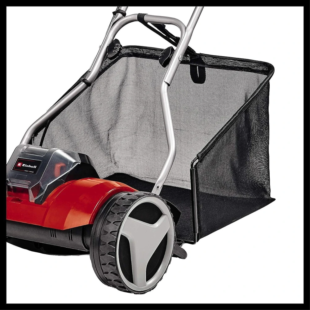Einhell akumuliatorinė cilindrinė vejapjovė GE-HM 18/38 Li be akumuliatoriaus ir kroviklio