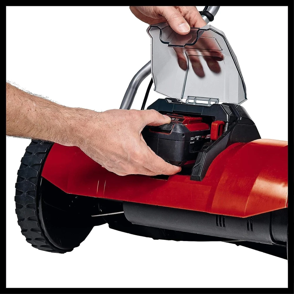 Einhell akumuliatorinė cilindrinė vejapjovė GE-HM 18/38 Li be akumuliatoriaus ir kroviklio