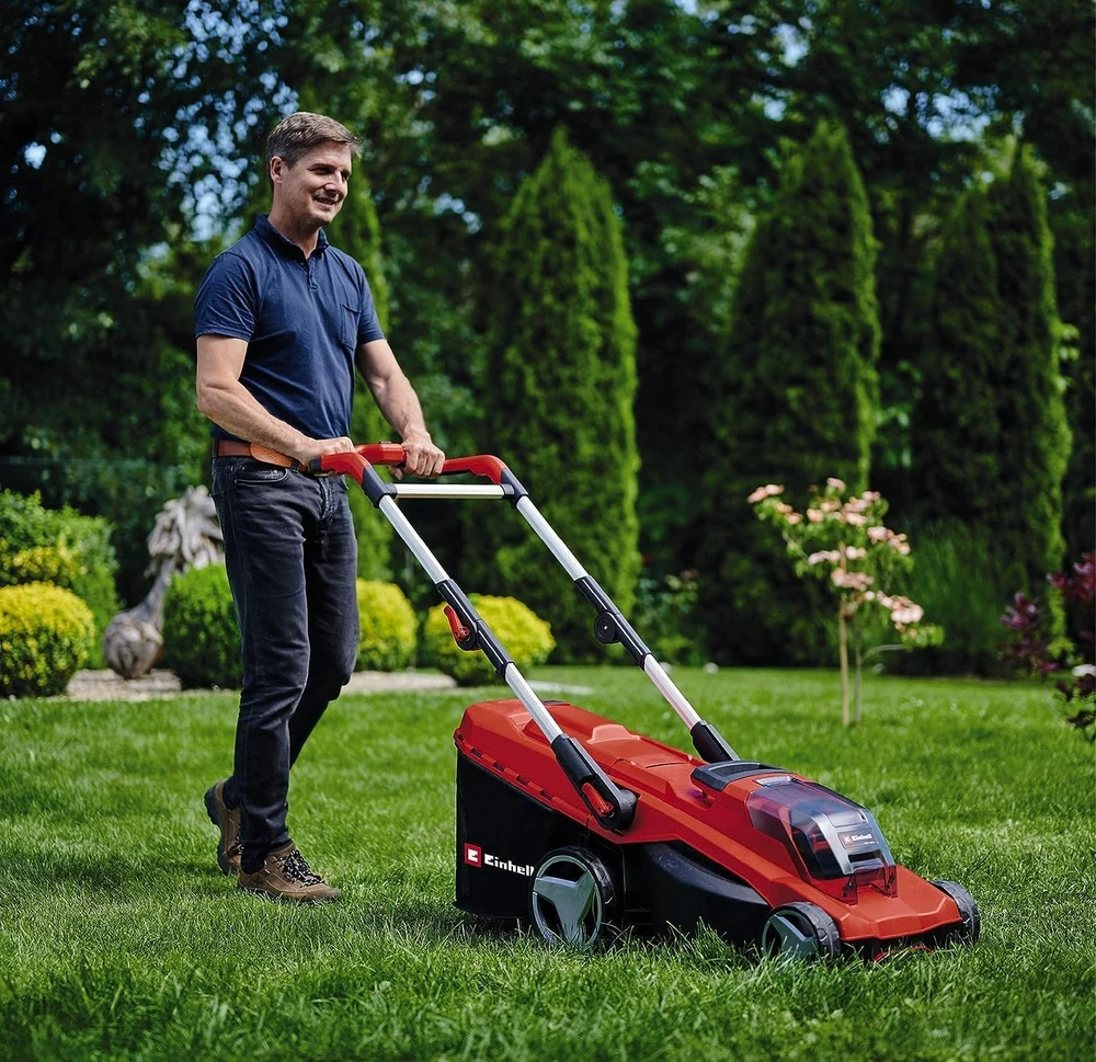 Akumuliatorinė vejapjovė Einhell GP-CM 36/41 Li – Solo; 2x18 V (be akumuliatoriaus ir pakrovėjo)