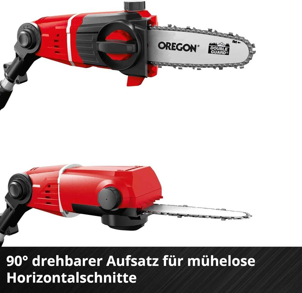 Akumuliatorinė aukštapjovė - gyvatvorių žrklės Einhell GE-HC 18 LI T Kit