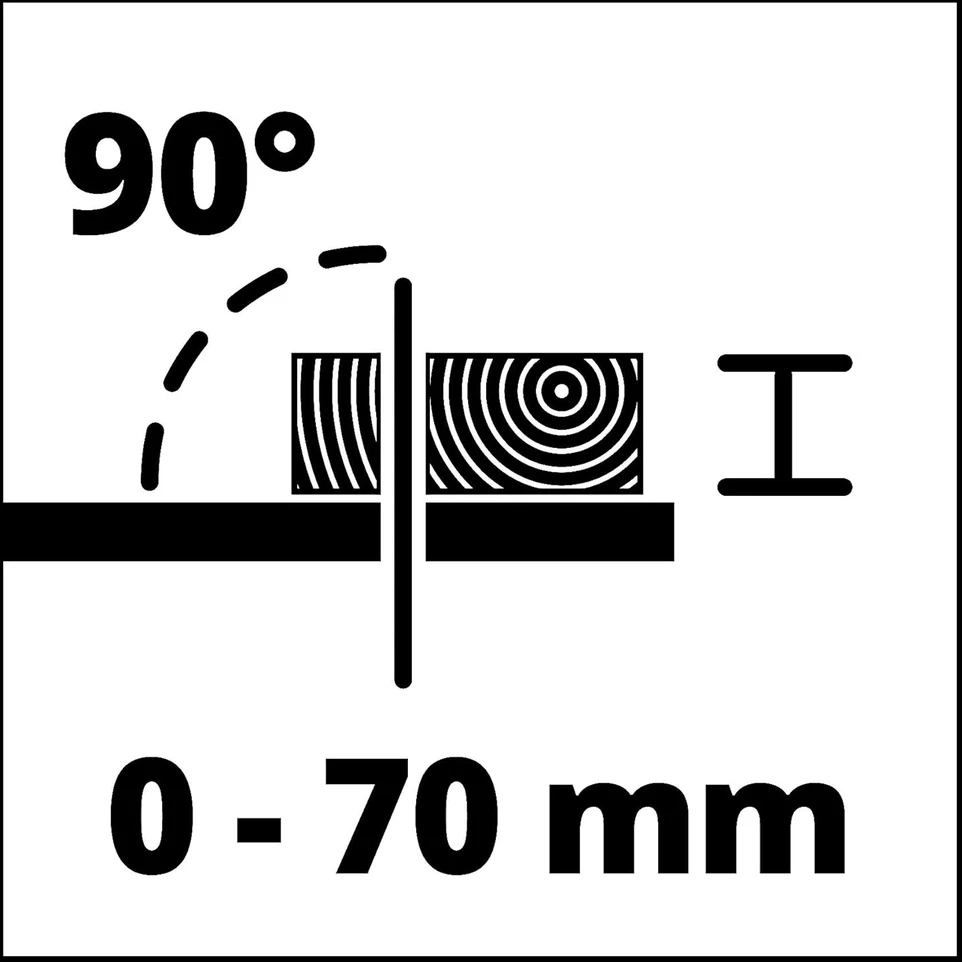 Einhell akumuliatorinės stalinės pjovimo staklės 36 V, Ø210 x Ø30 mm, TE-TS 36/210 Li-Solo