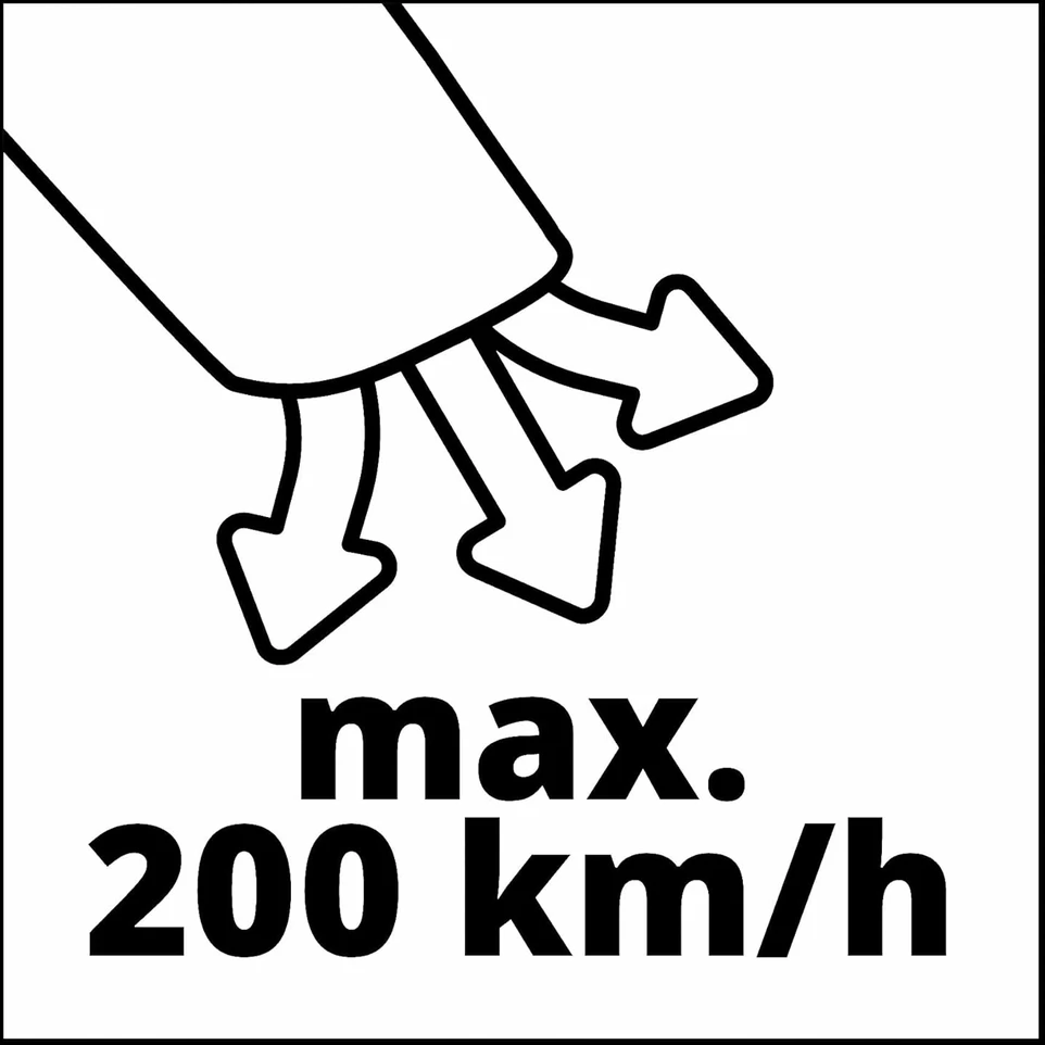 Akumuliatorinis lapų pūstuvas Einhell GP-LB 18/200 Li GK -Solo; 18 V (be akumuliatoriaus ir pakrovėjo)