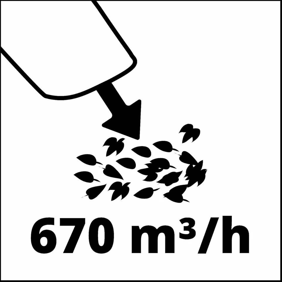 Akumuliatorinis lapų pūstuvas Einhell GP-LB 18/200 Li GK -Solo; 18 V (be akumuliatoriaus ir pakrovėjo)