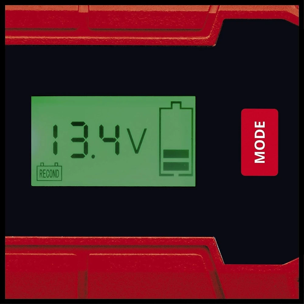 Akumuliatorių Įkroviklis - Einhell CE-BC 4 M 12V 4A LCD Raudonas