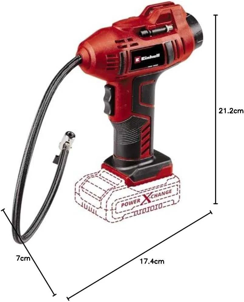 Akumuliatorinė oro pompa Einhell CE-CC 18 Li-Solo; 18 V (be akumuliatoriaus ir pakrovėjo)