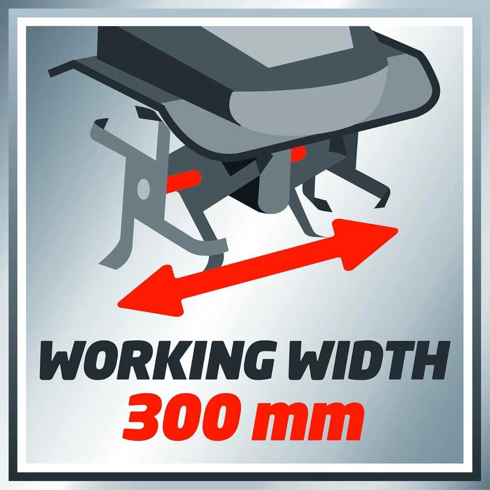 Einhell elektrinė freza 750 W, 230 V, 30 cm darbinis gylis, 3431050