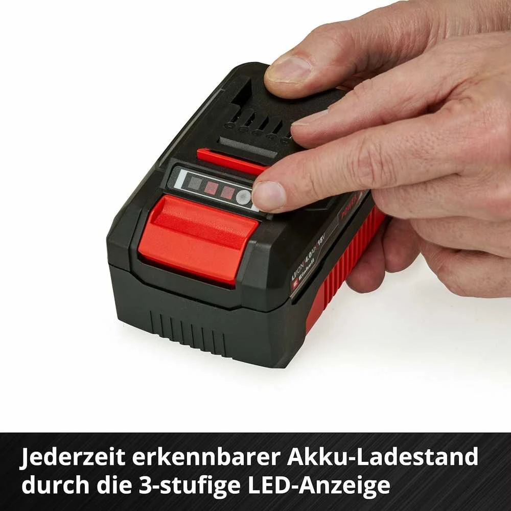 Einhell akumuliatoriaus ir kroviklio rinkinys 18V 4,0 Ah Power X-Change