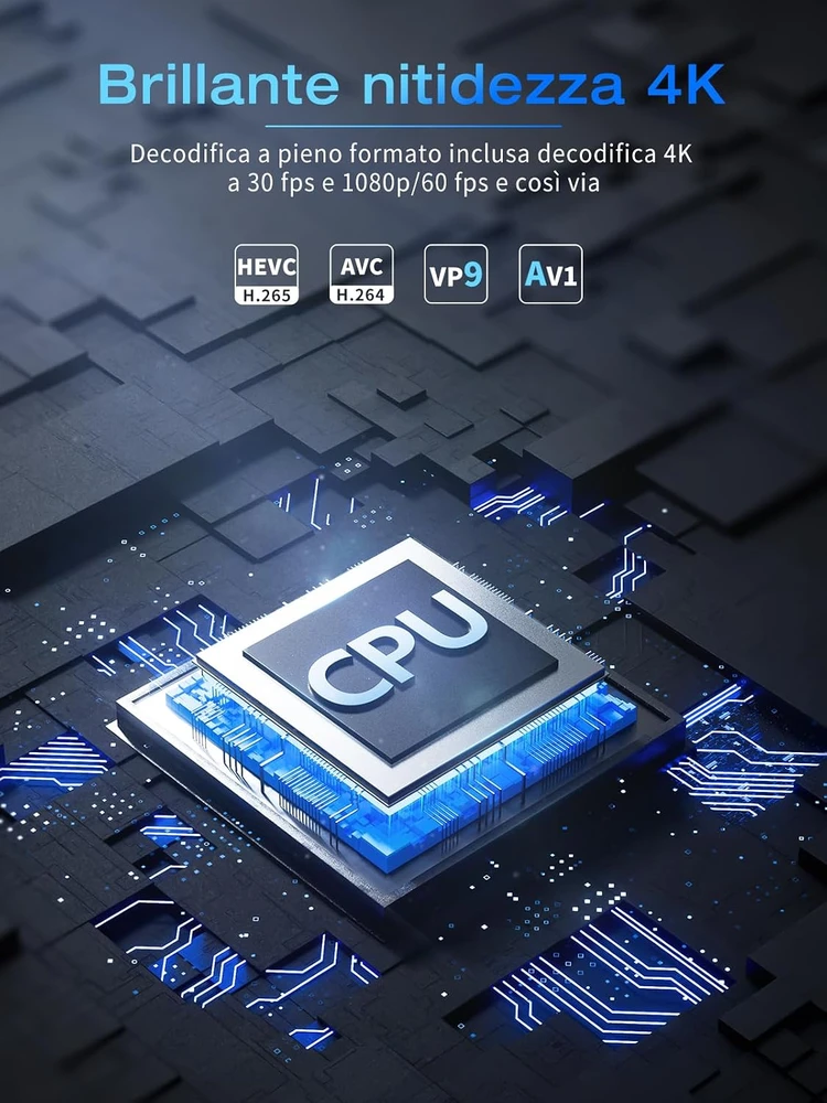 Einyoumily nešiojamasis mini projektorius 1080p su 4K palaikymu, Wi-Fi 6, Bluetooth 5.2 HY300 PRO+