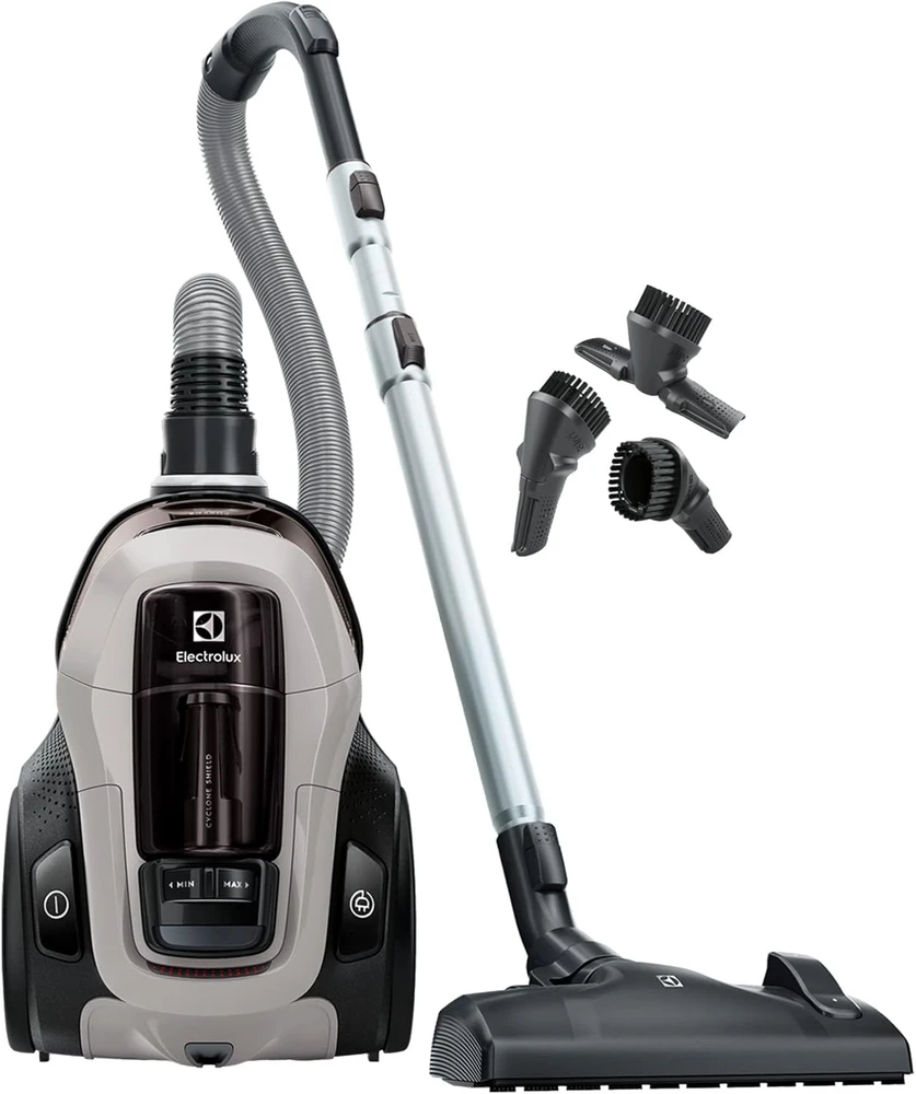 Electrolux PC91-4MG dulkių siurblys, Be maišelio, Darbinis spindulys 12m, Dulkių konteineris 1,5 L, Pilka