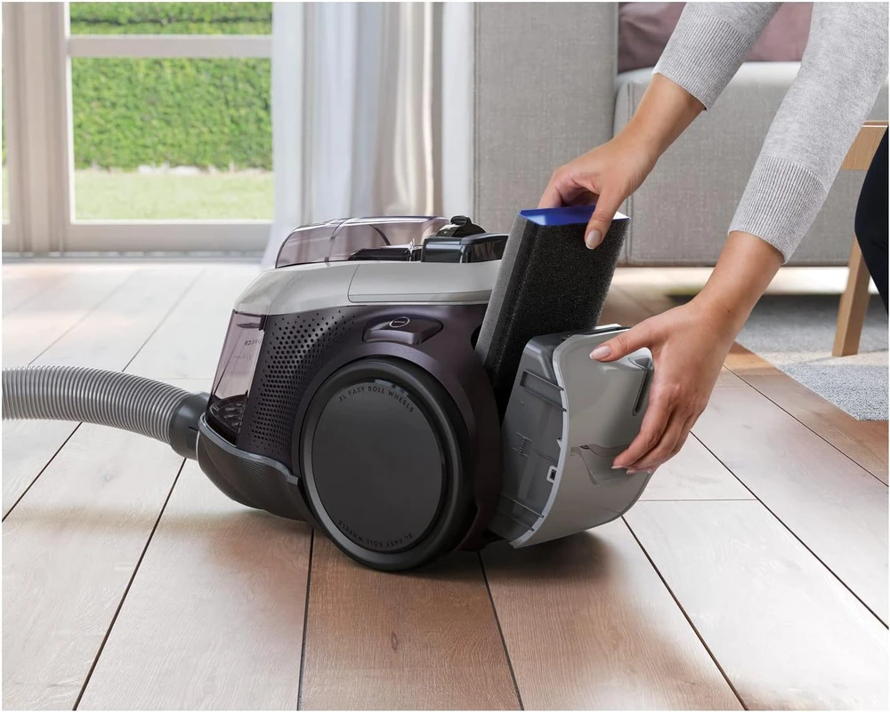 Electrolux PC91-4MG dulkių siurblys, Be maišelio, Darbinis spindulys 12m, Dulkių konteineris 1,5 L, Pilka