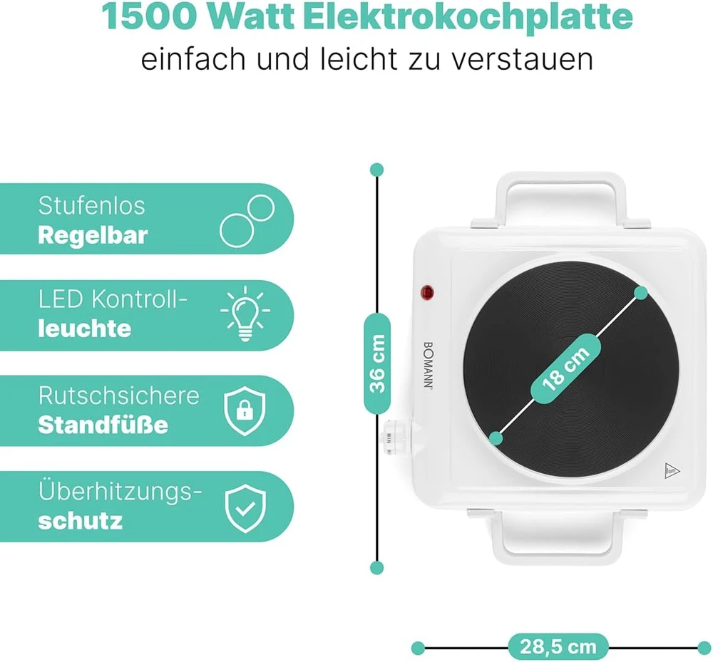 BOMANN EKP 5027 CB Elektrinė viryklė