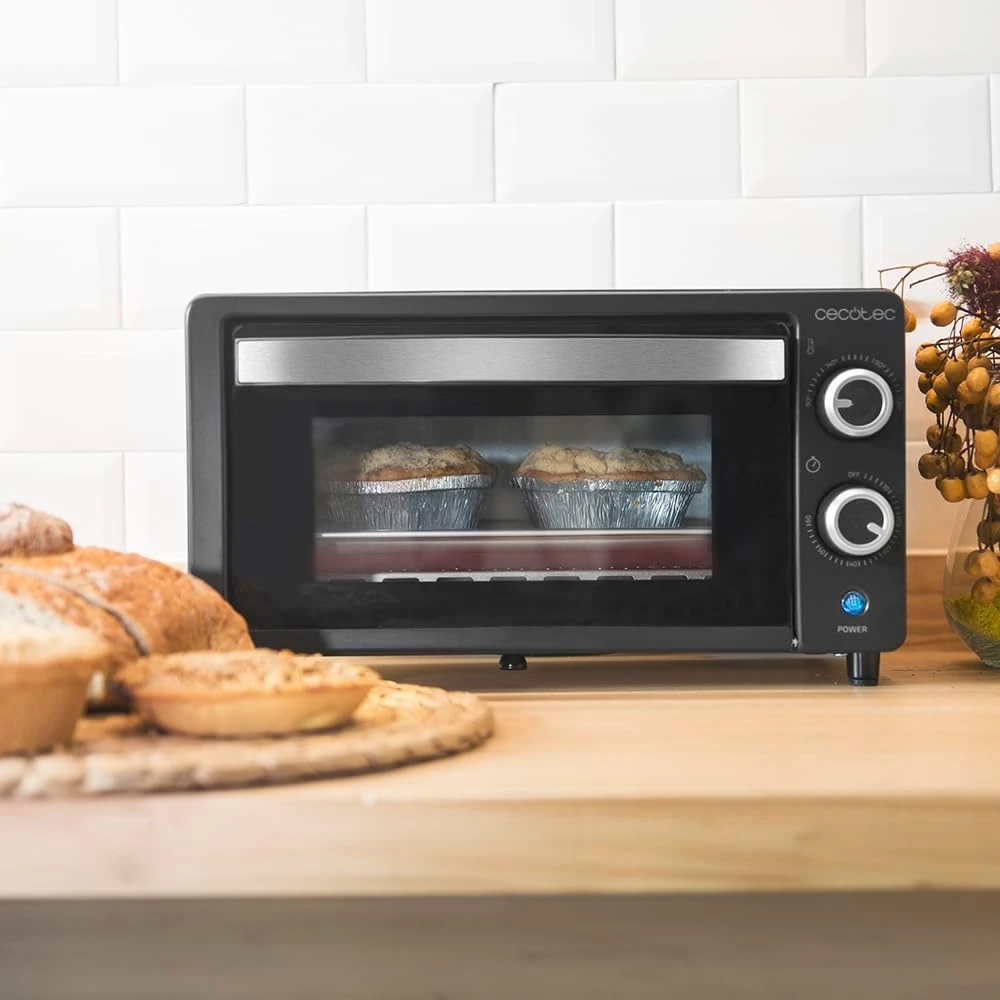 Elektrinė krosnelė Mini orkaitė Cecotec Bake&Toast 1090 juoda