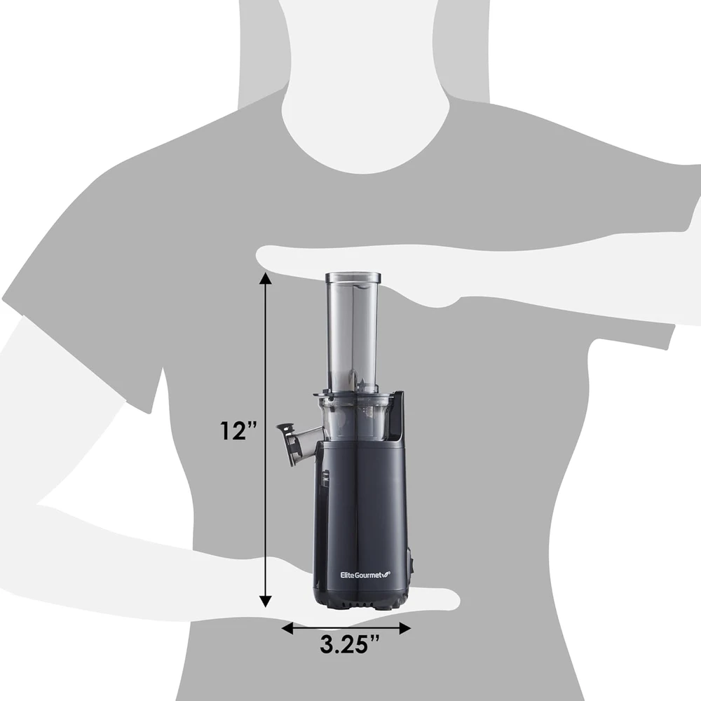 Elite Gourmet lėtaeigė sulčiaspaudė, 70 aps./min, 70 W, 1,3kg, EJX600