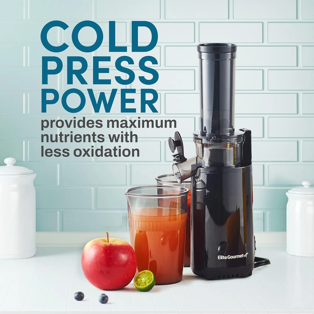 Elite Gourmet lėtaeigė sulčiaspaudė, 70 aps./min, 70 W, 1,3kg, EJX600