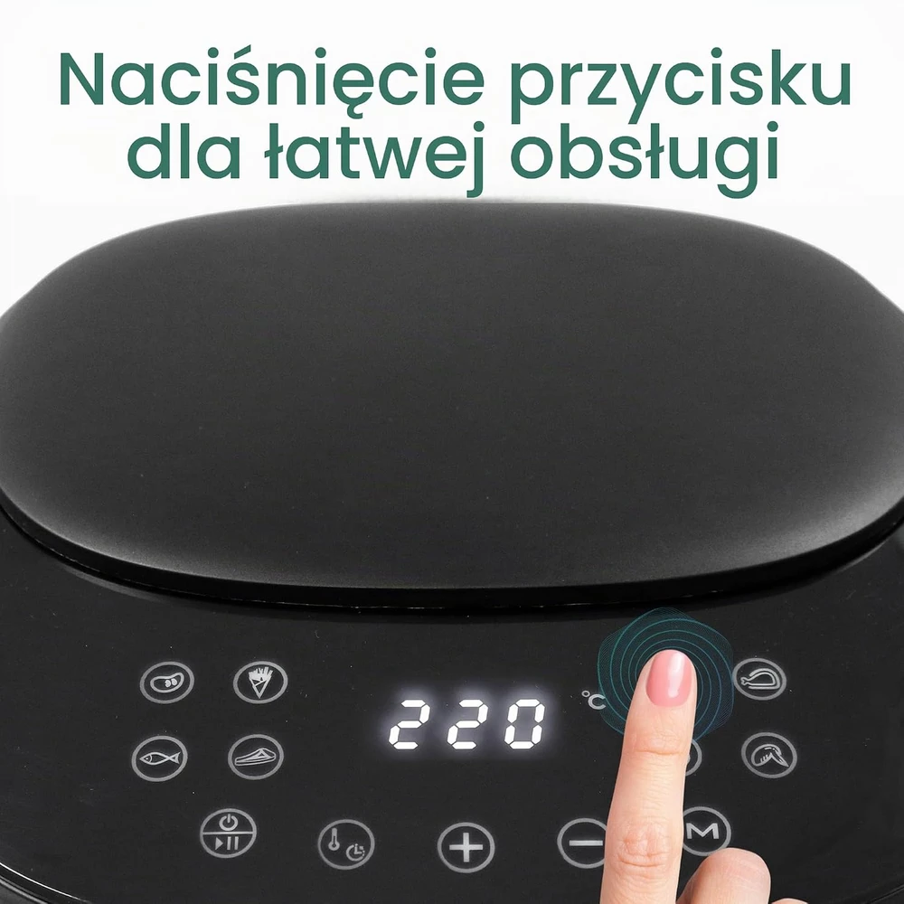 Emerio karšto oro gruzdintuvė 4,5 l, 1300 W, 8 automatinės programos AF-129369