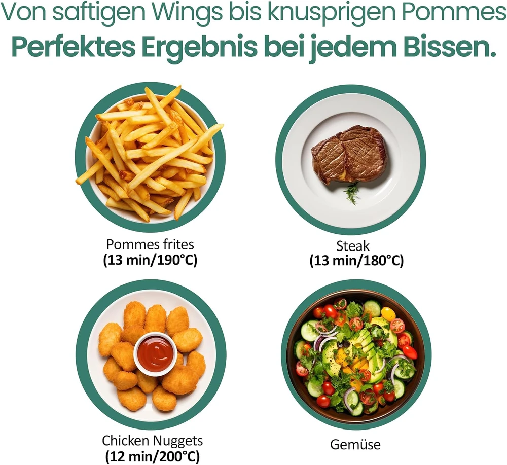 Emerio karšto oro gruzdintuvė 5 l, 1500 W su apžvalgos langeliu AF-129329.3
