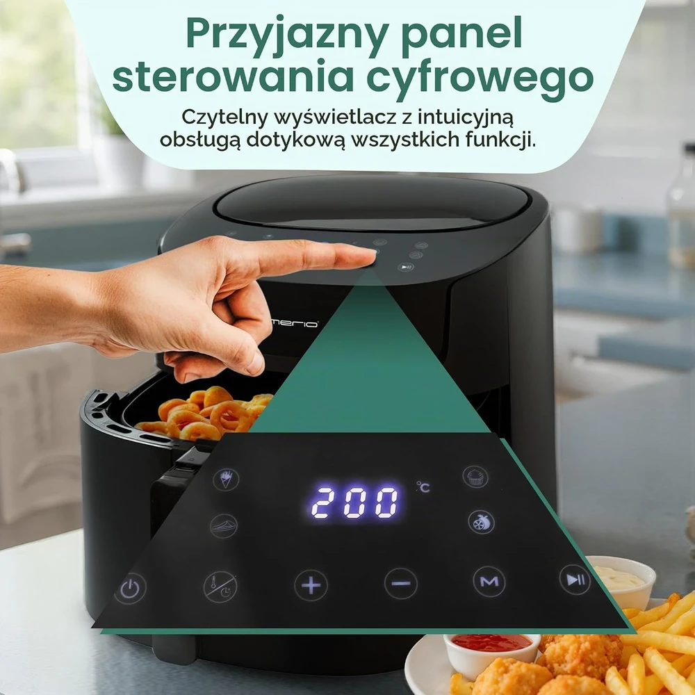 Emerio karšto oro gruzdintuvė 7,2 l, 1800 W, 8 automatinės programos AF-129622.1