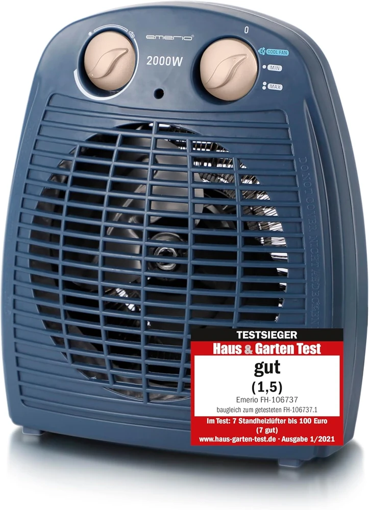 Emerio termoventiliatorius 2000 W su reguliuojamu termostatu FH-106737.12