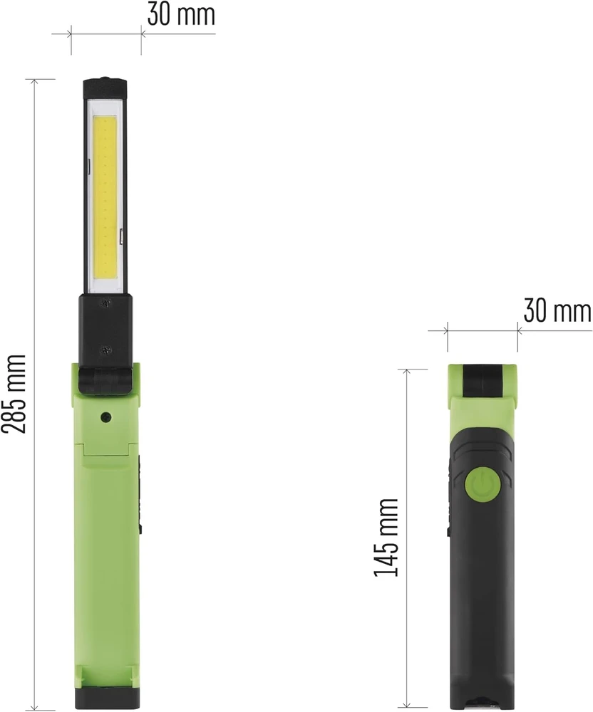EMOS akumuliatorinis LED darbo žibintas 750 lm, 6 režimai, IP44, P4540