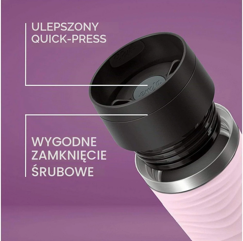 Emsa kelioninis termopuodelis 500 ml su 360° gėrimo anga, N20227
