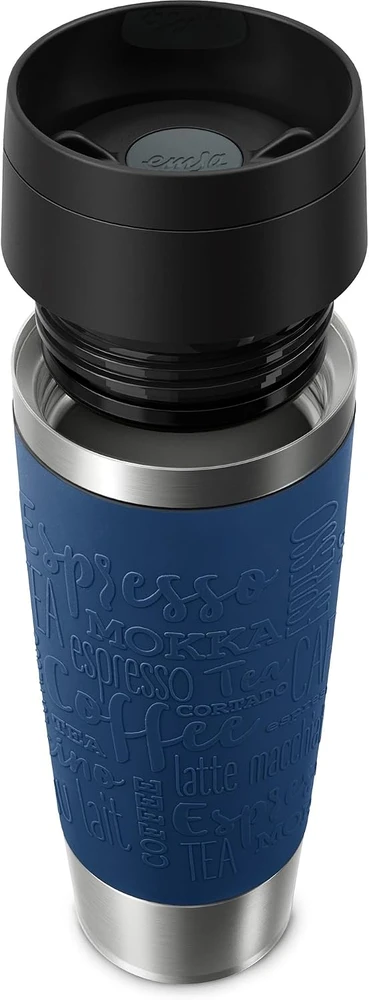 Emsa kelioninis termopuodelis Travel Mug Classic 0,5 l, tamsiai mėlynas, N20221