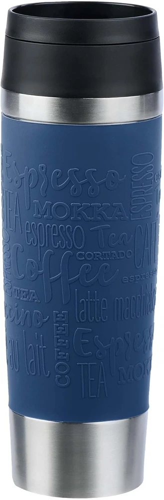 Emsa kelioninis termopuodelis Travel Mug Classic 0,5 l, tamsiai mėlynas, N20221