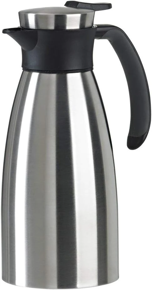 Emsa termoąsotis Soft Grip 1 l, nerūdijančiojo plieno, juodas/sidabrinis, 508932