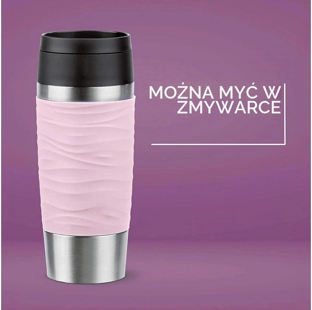 Emsa termopuodelis Travel Mug Wave 360 ml, nerūdijančiojo plieno, N20214