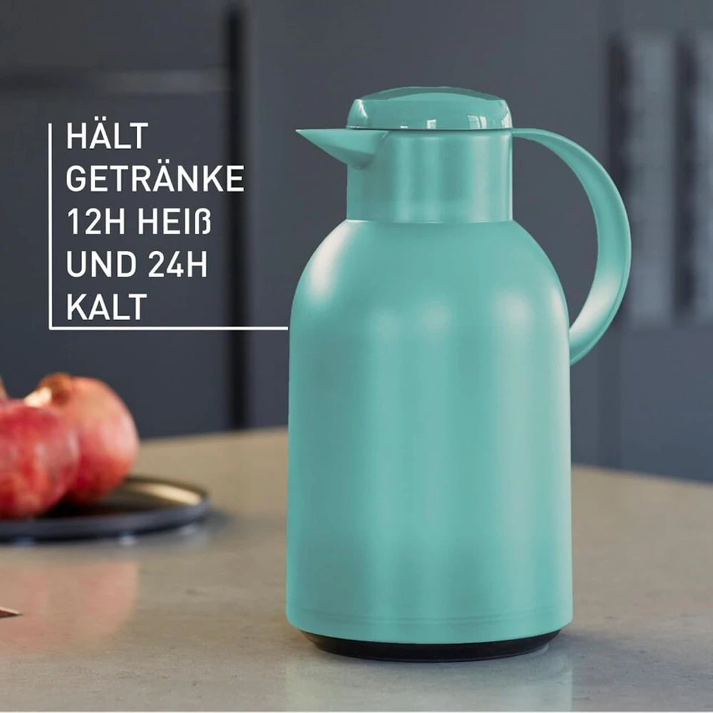 Emsa termosinis ąsotis Samba, 1,5 l, stiklinis įdėklas, N4012100