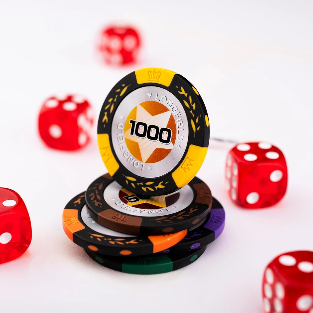 Bicycle Pokerio rinkinys sidabrinėje dėžutėje su aukštais nominalais