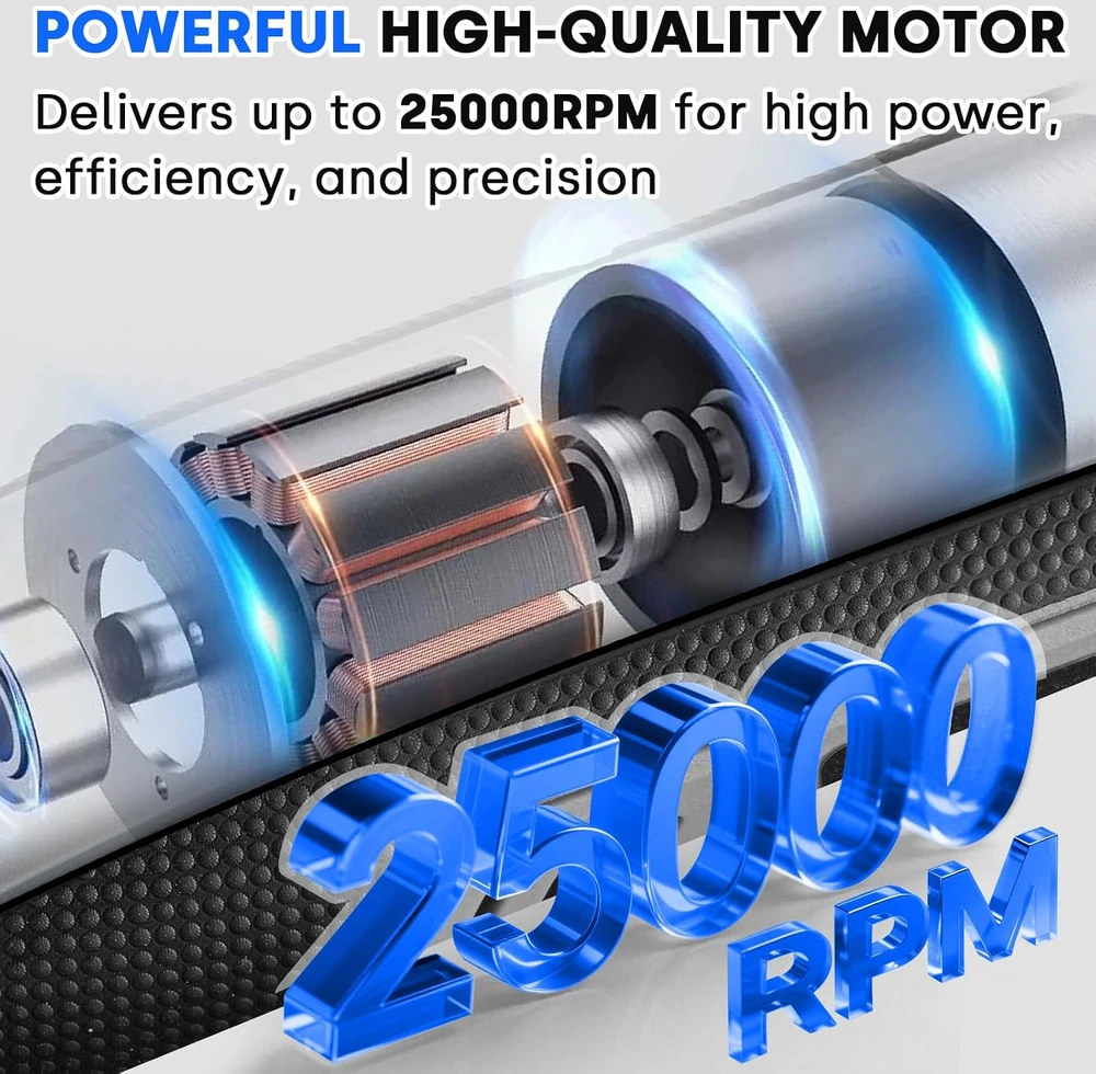 Enventor daugiafunkcis akumuliatorinis rotacinis įrankis 4 V, 5 greičiai, Q0M-DC-4M