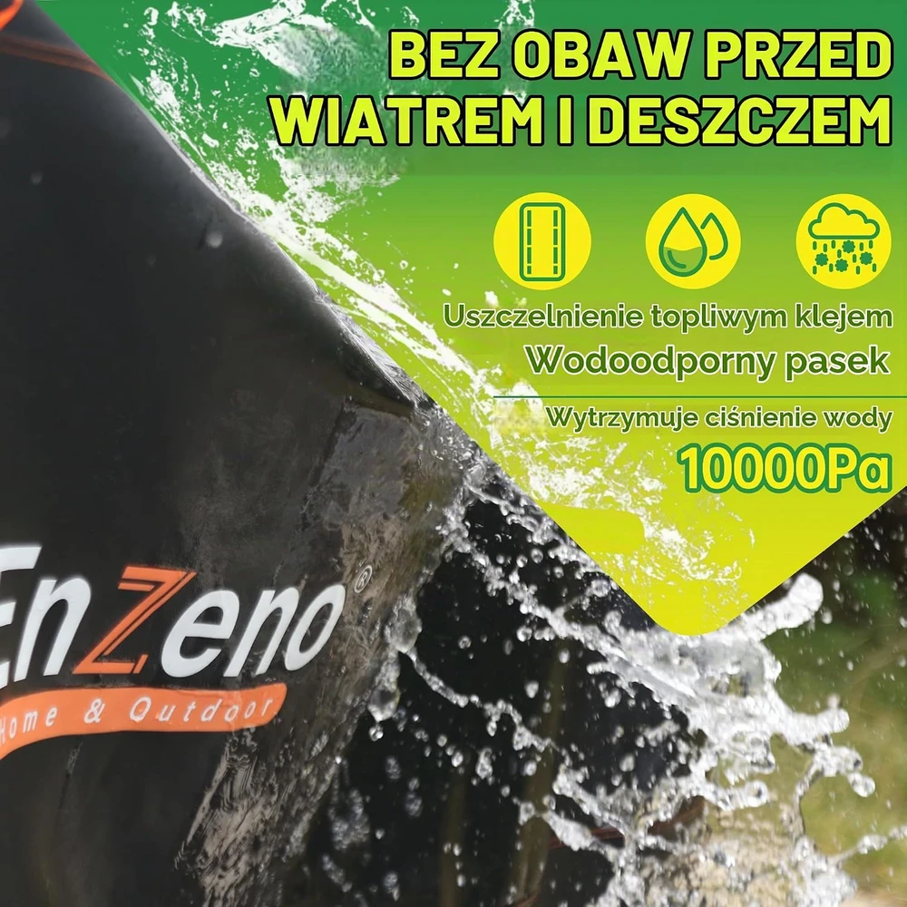 Enzeno lauko baldų uždangalas 220 x 150 x 90 cm, vandeniui atsparus, Oxford 420D, 220X150