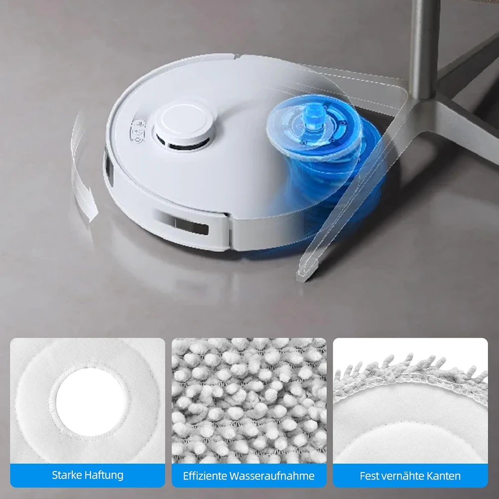 EOVWAEO atsarginių priedų rinkinys robotui dulkių siurbliui Ecovacs Deebot T30 Omni ir T30 Pro Omni, 25 vnt.