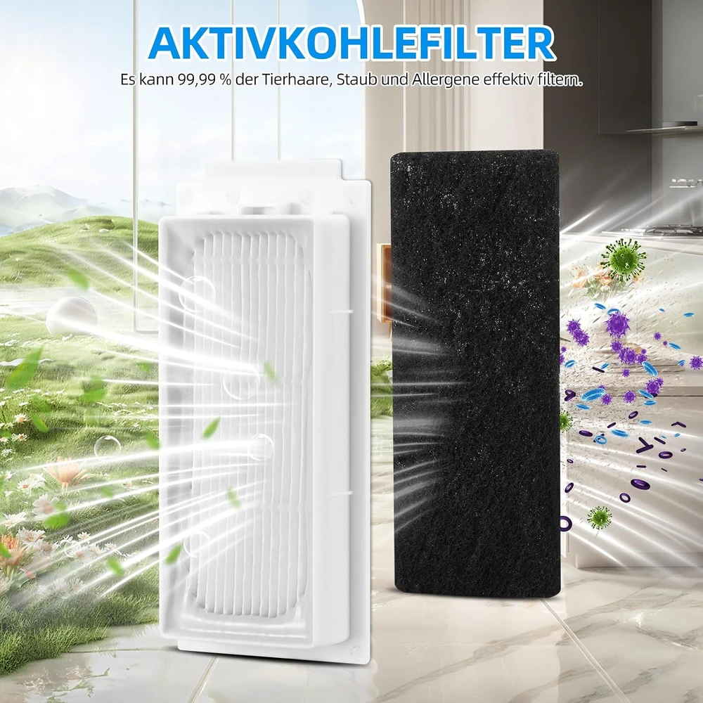 EOVWAEO atsarginių priedų rinkinys robotui dulkių siurbliui Ecovacs Deebot T30 Omni ir T30 Pro Omni, 25 vnt.