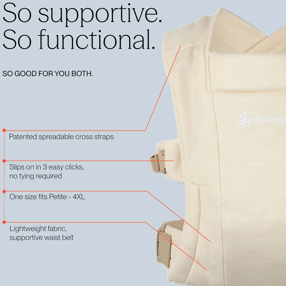 Ergobaby EMBRACE Soft Knit, Kreminis