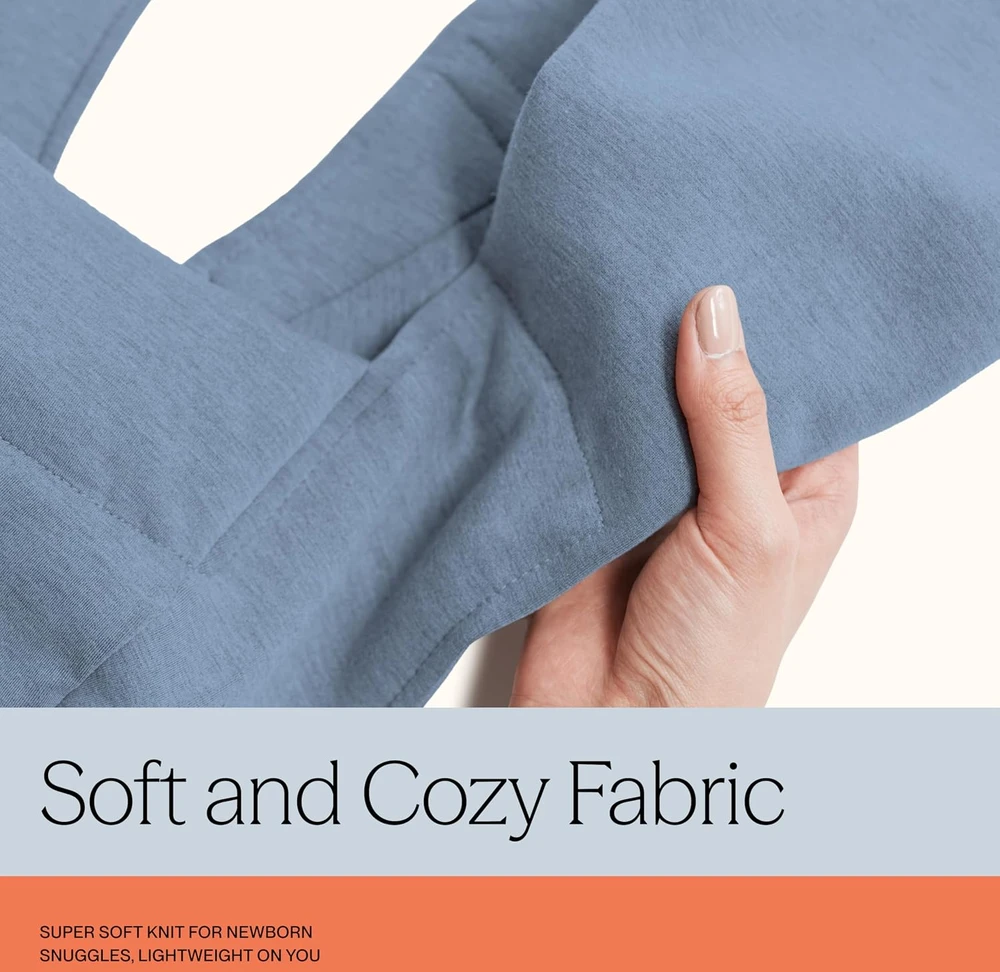 Ergobaby Embrace ergonominė nešioklė naujagimiams 3,2–11,3kg, Oxford Mėlyna, BCEMAOXBLU