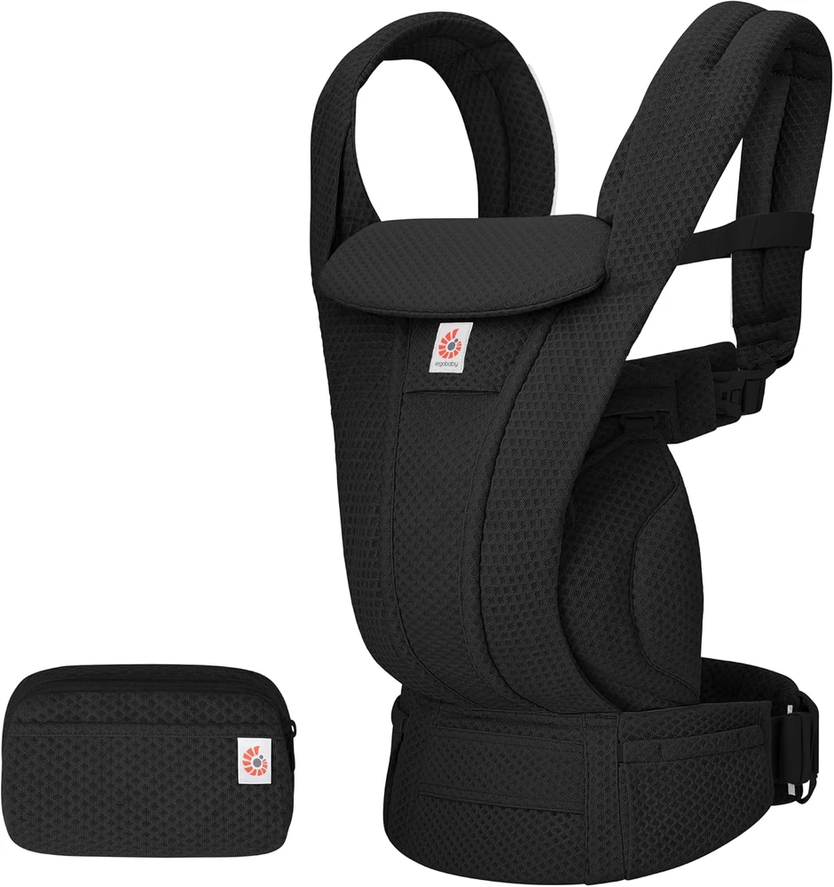 ERGOBABY OMNI DELUXE Mesh, Onyx Juodas