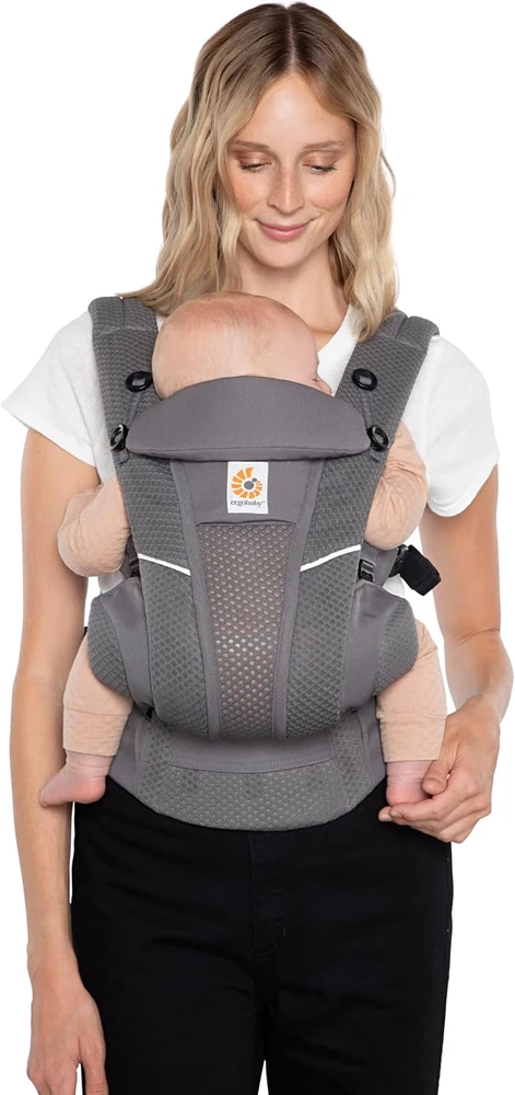 ERGOBABY nešioklė OMNI BREEZE, grafito pilkos spalvos, BCZ360PGRAPH