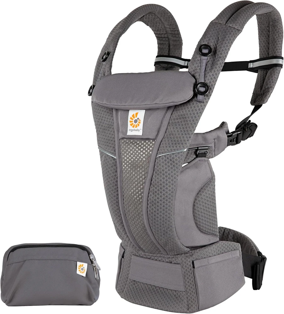 ERGOBABY nešioklė OMNI BREEZE, grafito pilkos spalvos, BCZ360PGRAPH