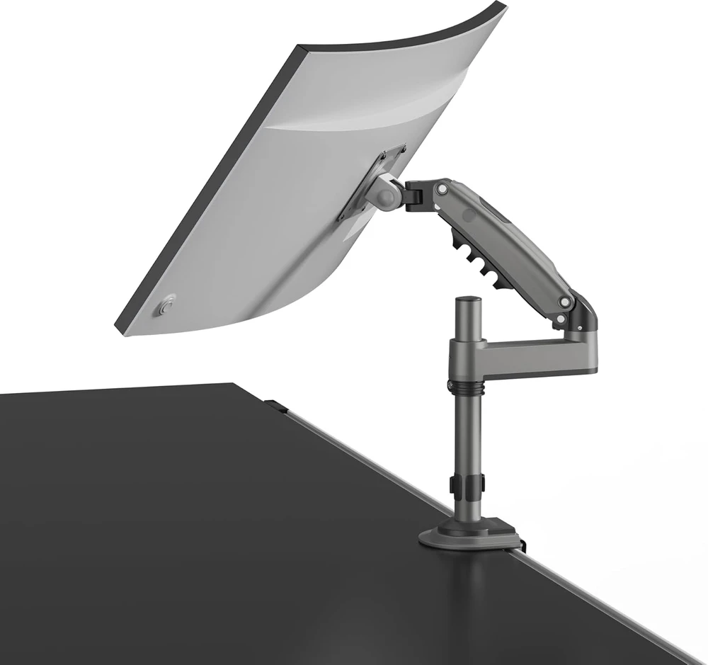 Ergosolid monitoriaus laikiklis su dujine spyruokle 17–30 col., VESA 75 × 75/100 × 100 mm, H100G