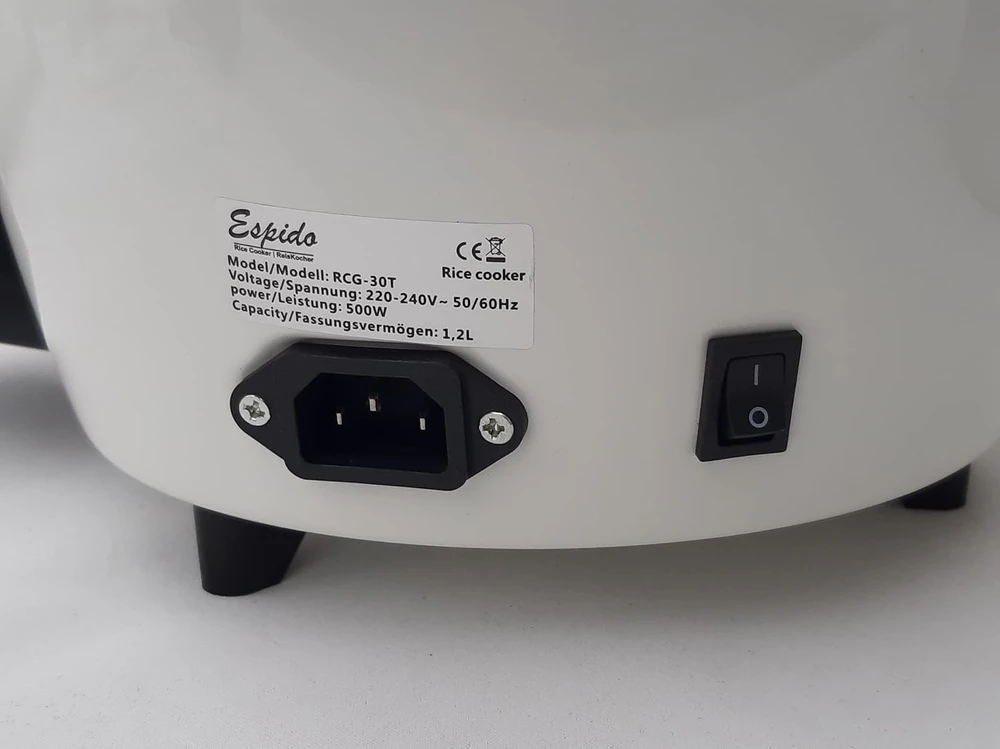 ESPIDO FOOD STUFF HAMBURG ryžių viryklė Tahdig 1,2 l 500 W RCG-30T
