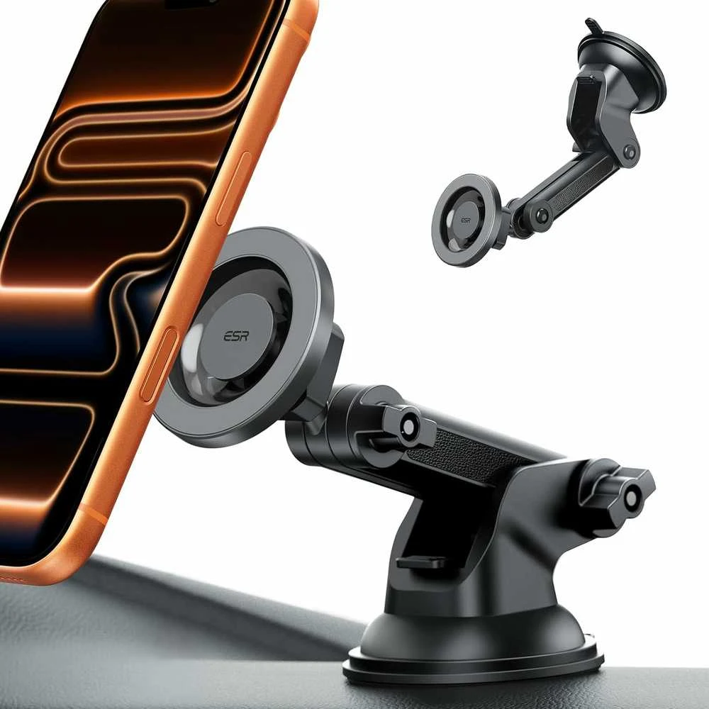 ESR HaloLock Dashboard + Windshield automobilinis telefono laikiklis suderinamas su MagSafe