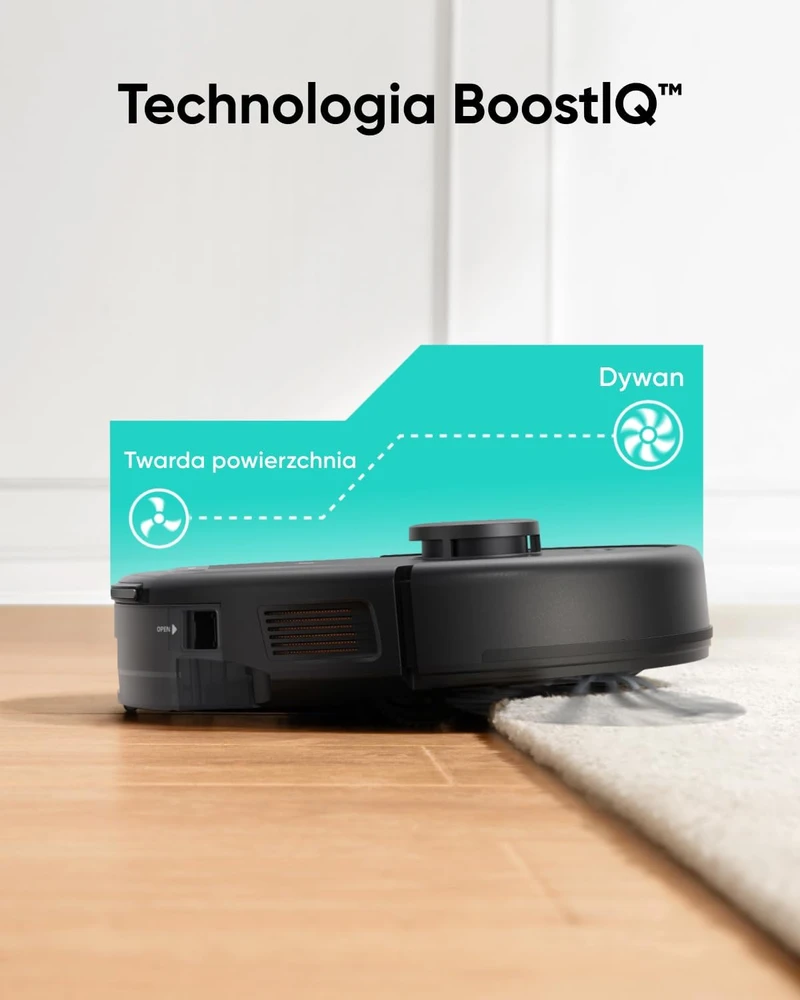 eufy dulkių siurblys robotas L60 SES su savaime ištuštinančia stotimi, 5000 Pa, lazerinė navigacija