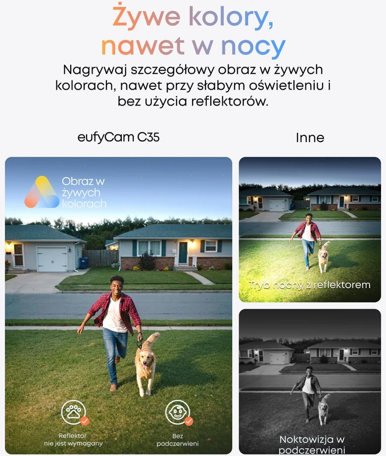 eufy lauko belaidė stebėjimo kamera 1080p Wi-Fi IP67 eufyCam C35 T8110
