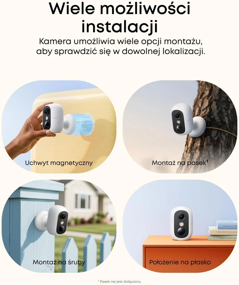 eufy lauko belaidė stebėjimo kamera 1080p Wi-Fi IP67 eufyCam C35 T8110